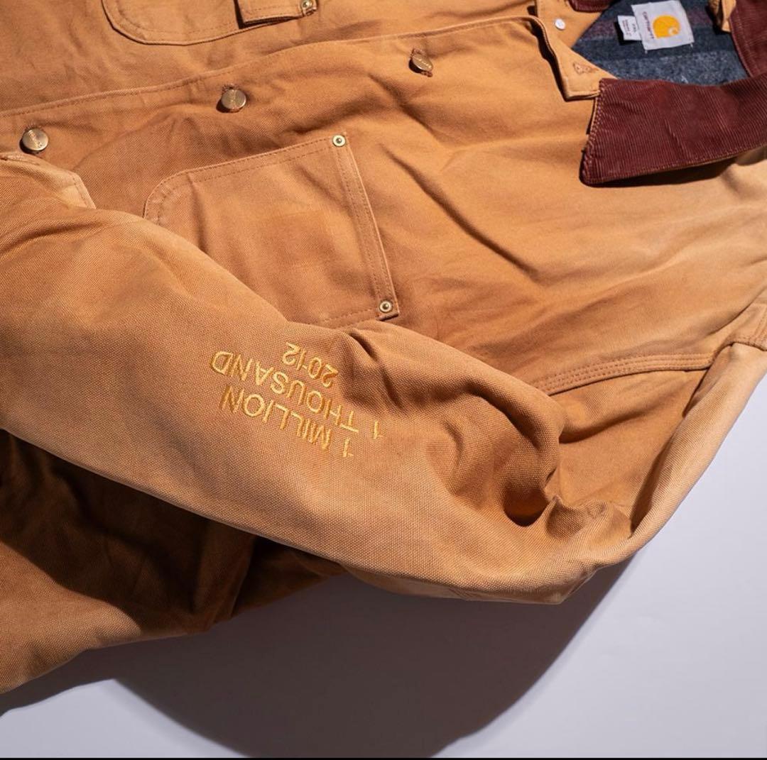 カーハート フェード 刺繍 ミシガンチョアコート リアルワーカー