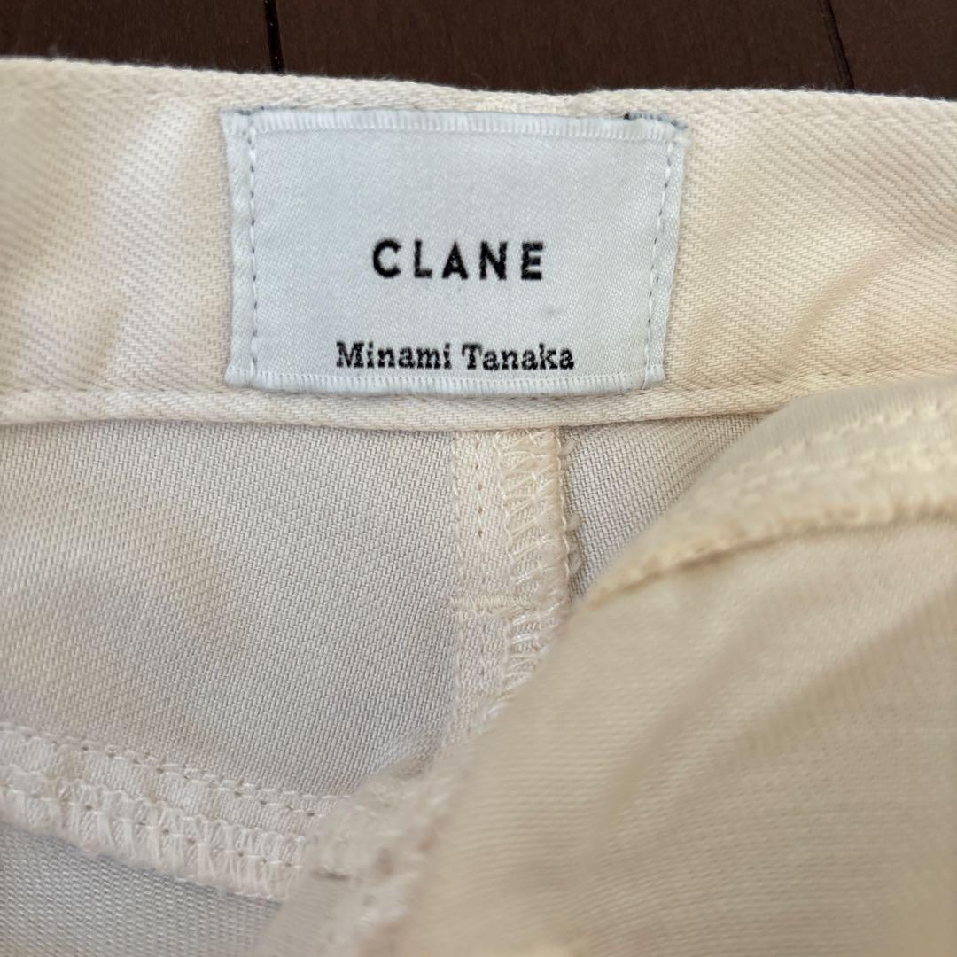 CLANE MINAMI TANAKA DENIM PANTS 0size 白