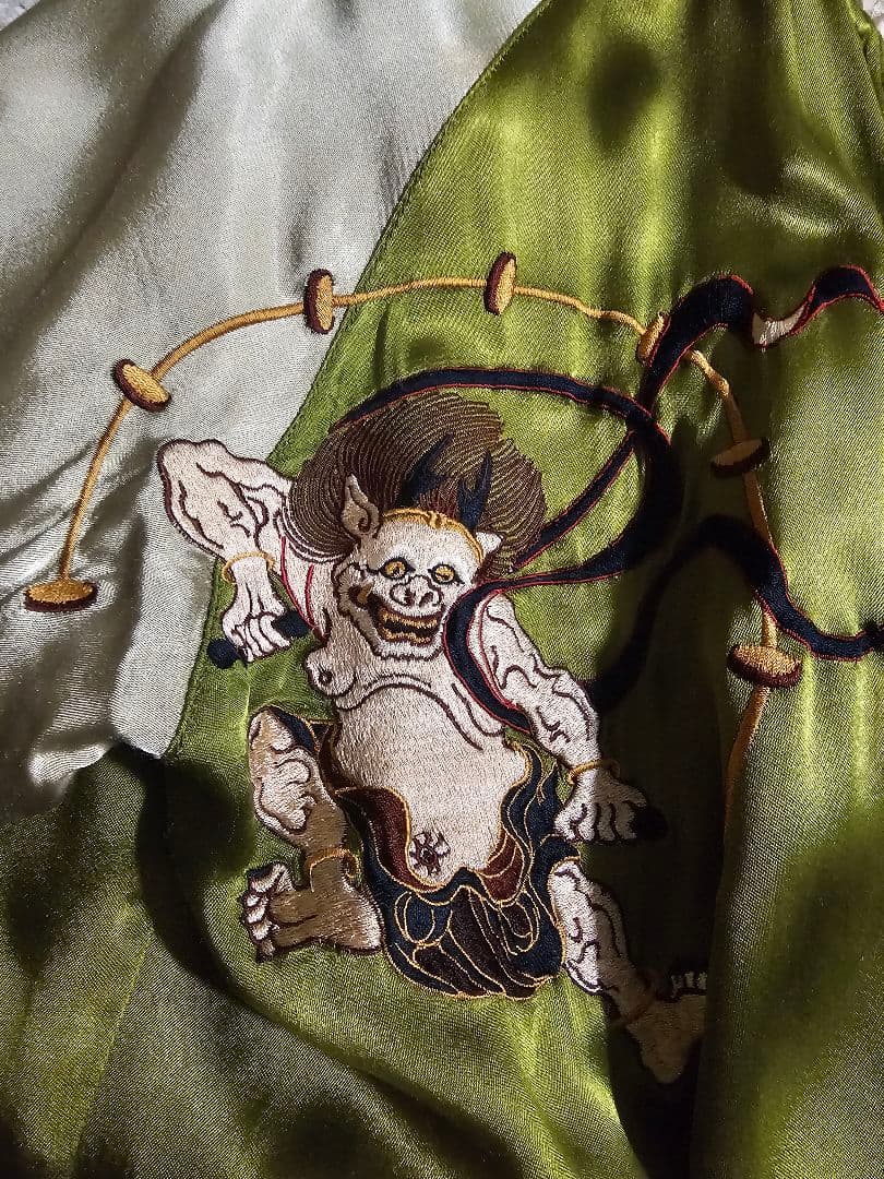 スカジャン 風神雷神　Lサイズ