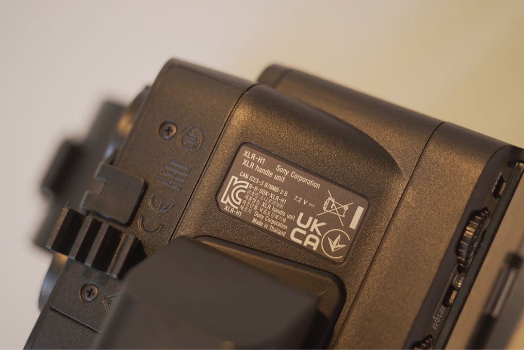 Sony FX3,FX2,FX30用　XLR-H1 トップハンドル