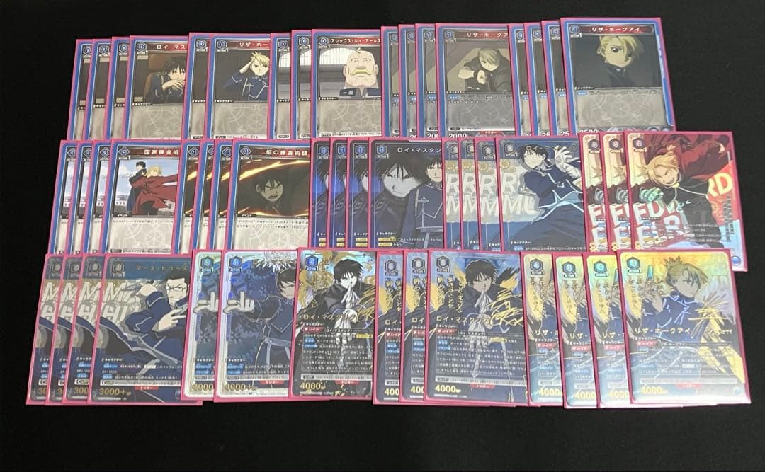 ユニオンアリーナ　鋼の錬金術師　マスタング　デッキ　フルパラデッキ