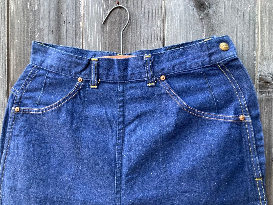 60s Lee ランチパンツ　デニム　ビンテージ　黒タグ