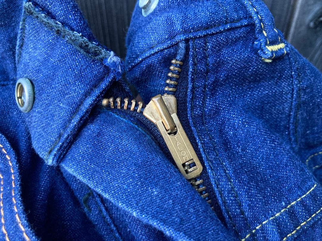 60s Lee ランチパンツ　デニム　ビンテージ　黒タグ