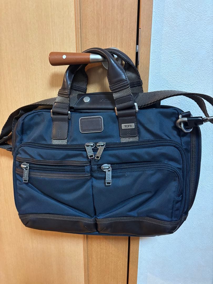 TUMI ALPHA BRAVO　2way　ビジネスバッグ　ネイビー