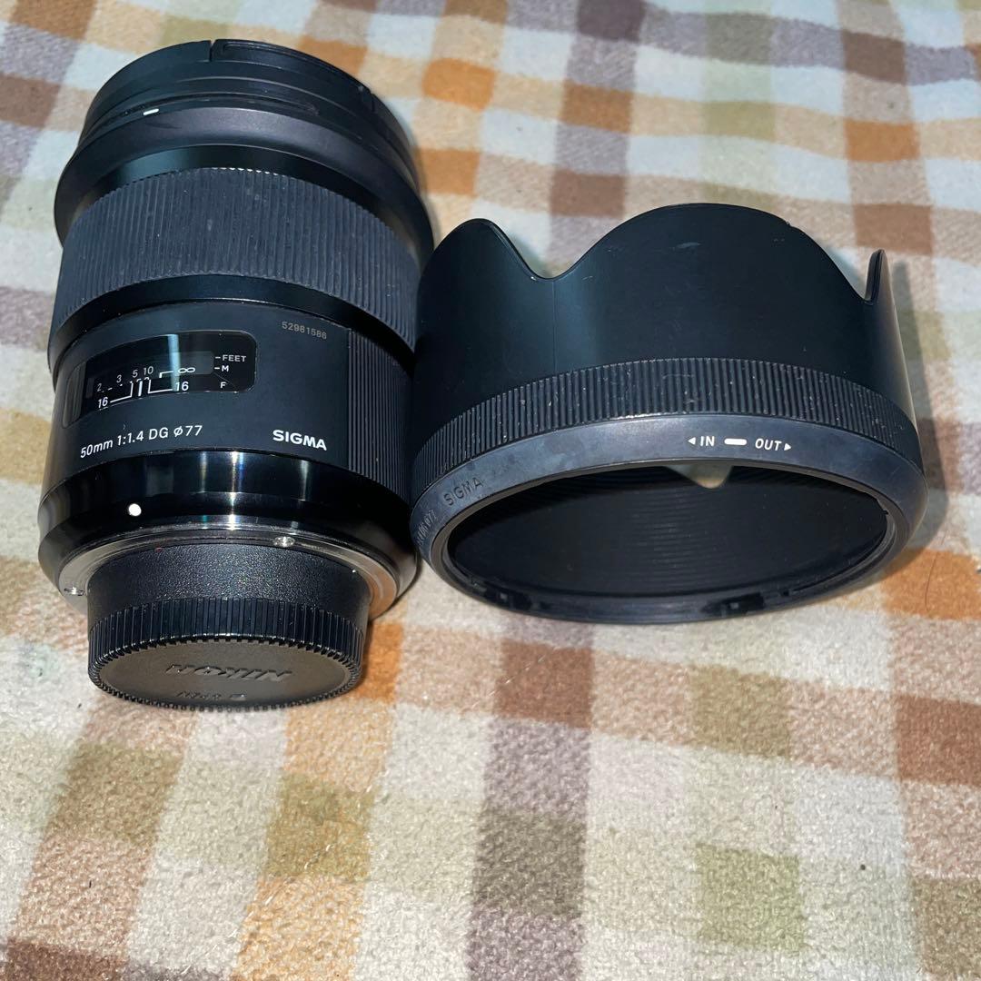 【美品】SIGMA Art単焦点50mm F1.4