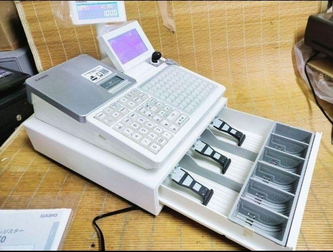 カシオレジスター　SR-C550最新スマホ管理Bluetooth　923663