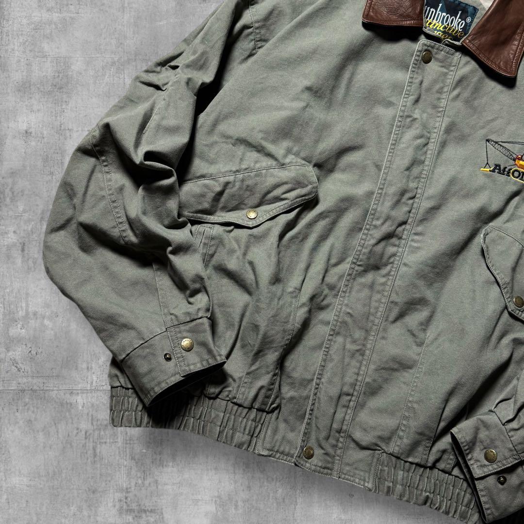 NANASA2448 古着90年代Dunbrookeダックジャケット企業系