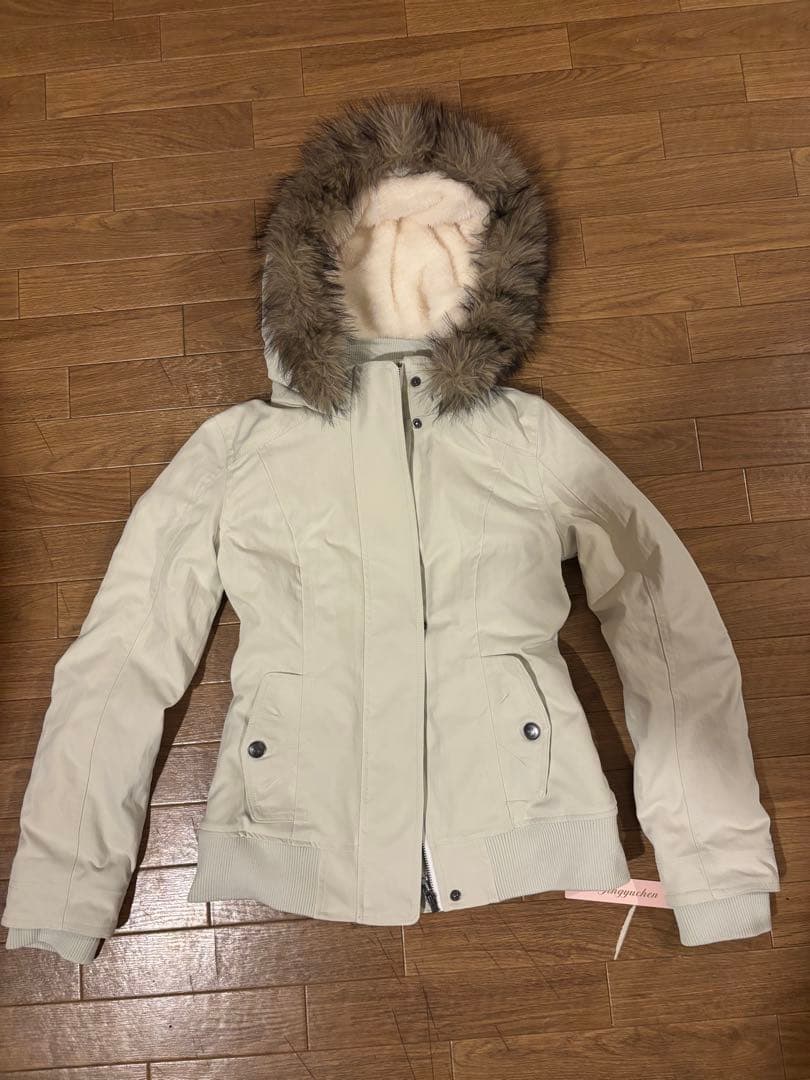 CRYPTIC ファー付きライトグレークロップドジャケット　y2k swag