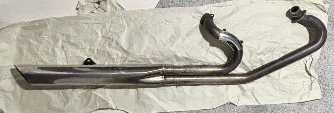 ドラスタ400 2in1スラッシュ　マフラー