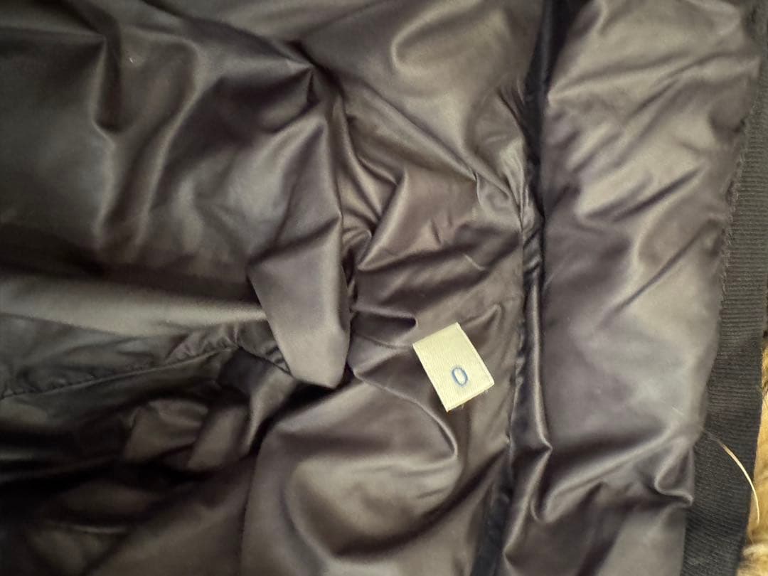 【美品】モンクレール　エルミファー　0　ダウン　希少リアルファー