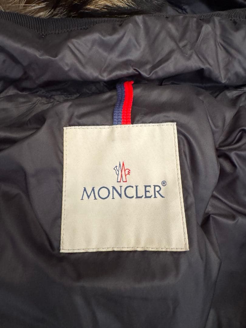 【美品】モンクレール　エルミファー　0　ダウン　希少リアルファー