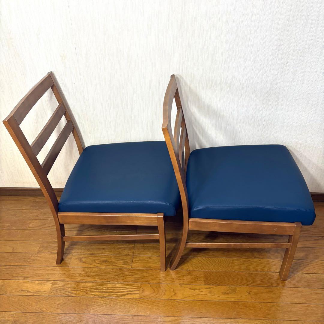 『karimoku』カリモク アームレスチェア 肘掛けチェア 椅子 2脚セット