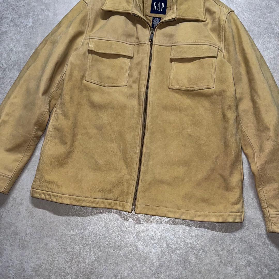 2003 00’s OLD GAP vintage leather jacket
