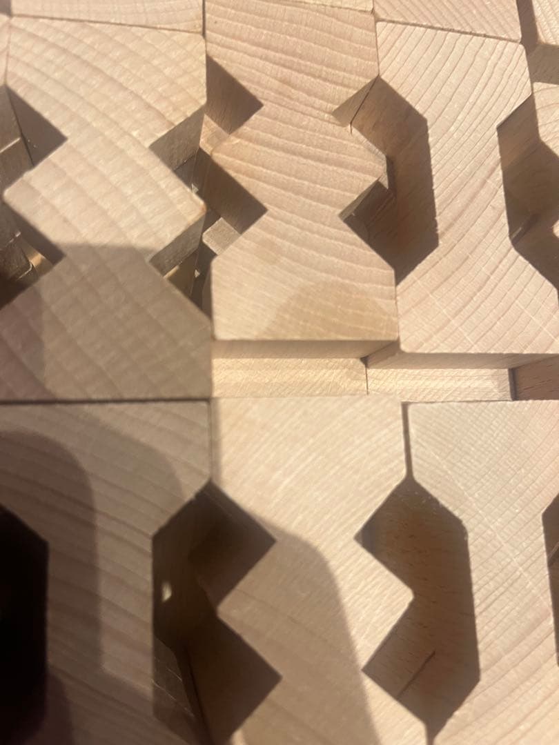 デュシマ社　ドイツ　積み木　知育玩具　フレーベル　ジグザグ