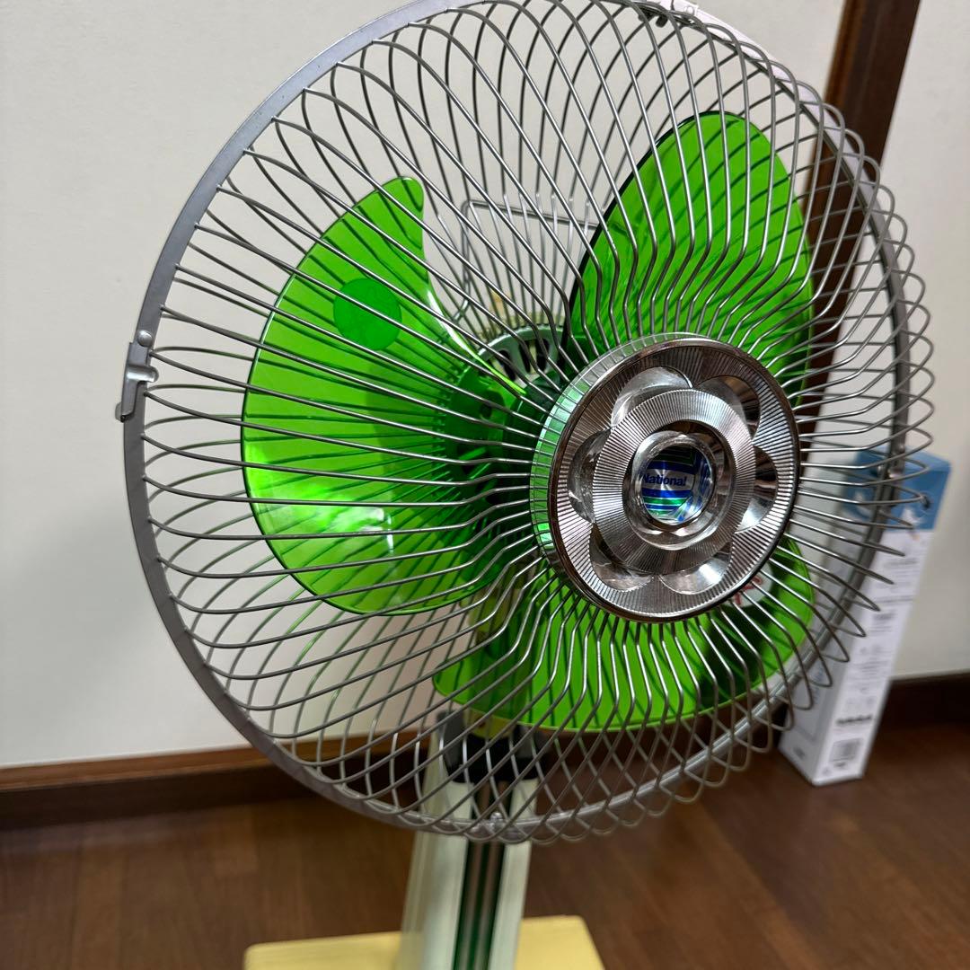 National 30センチ 座敷扇 F-30N1M 昭和レトロ