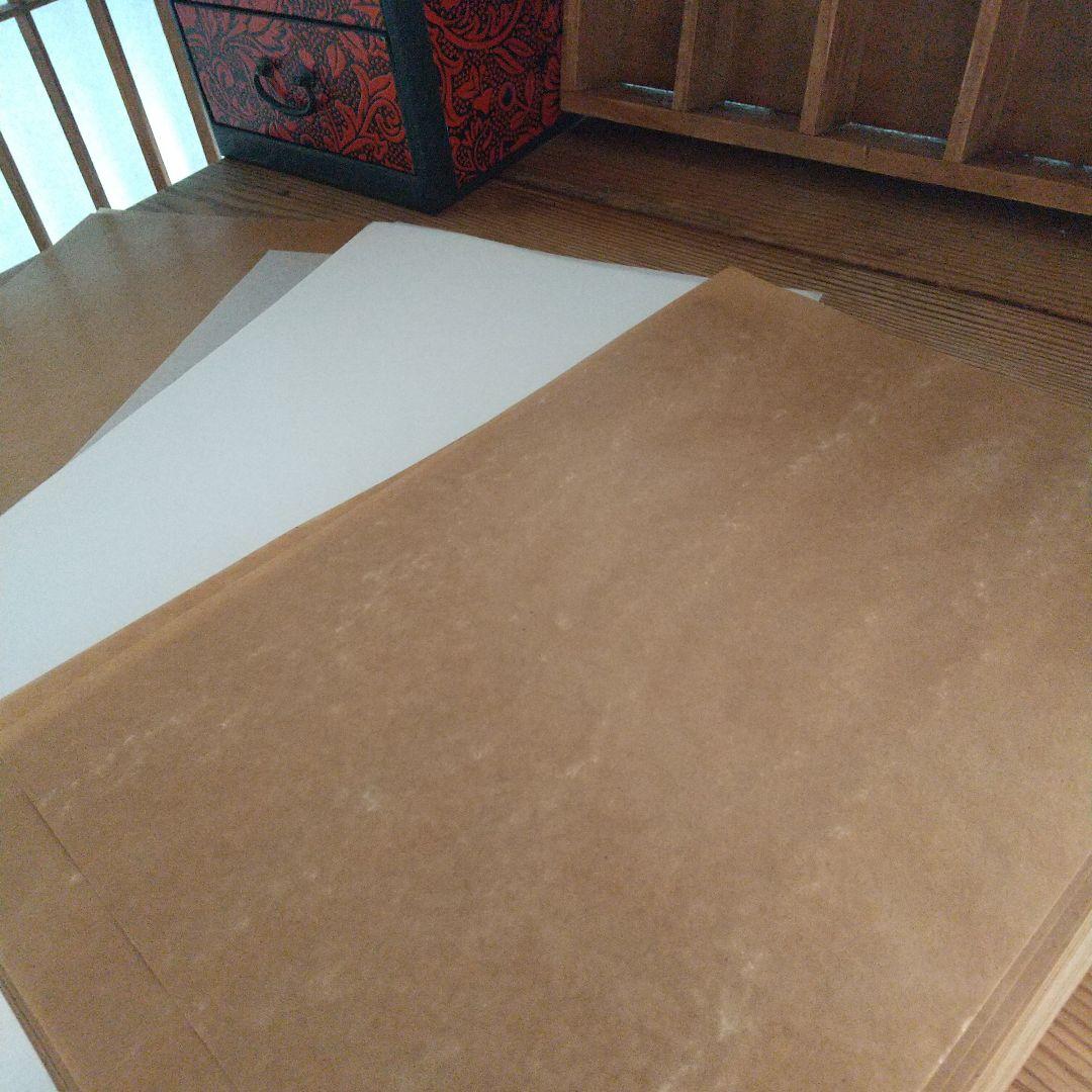 ジャンクジャーナル素材。蝋引き紙200枚