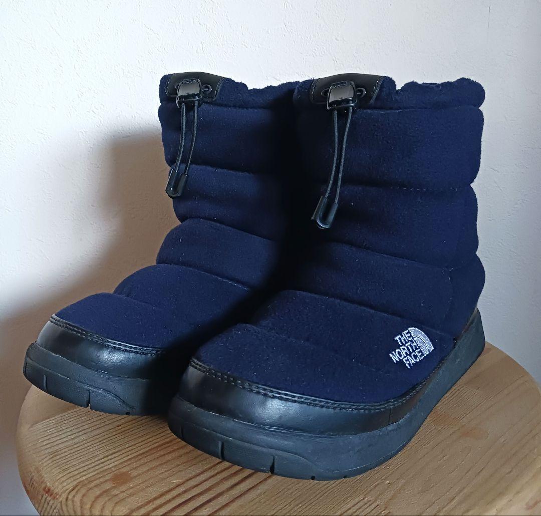 ノースフェイス　美品ヌプシブーツ　ウール　24cm　レディース