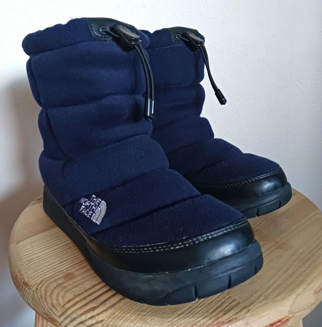 ノースフェイス　美品ヌプシブーツ　ウール　24cm　レディース