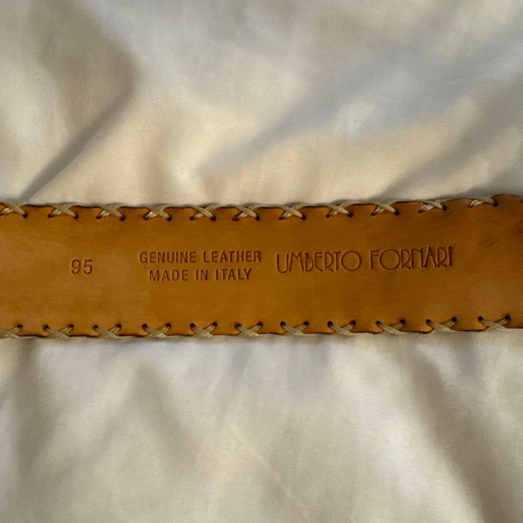 【希少・本革】パイソンレザー ベルト ヘビ革 ナチュラルカラー 【イタリア製】