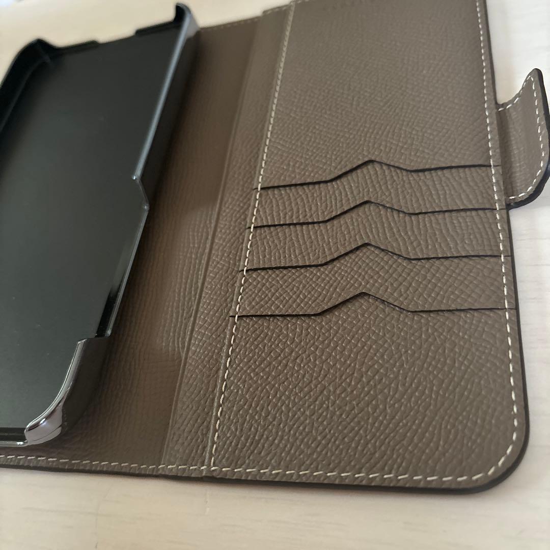 【超美品】BONAVENTURA iPhoneケース(エトープ)