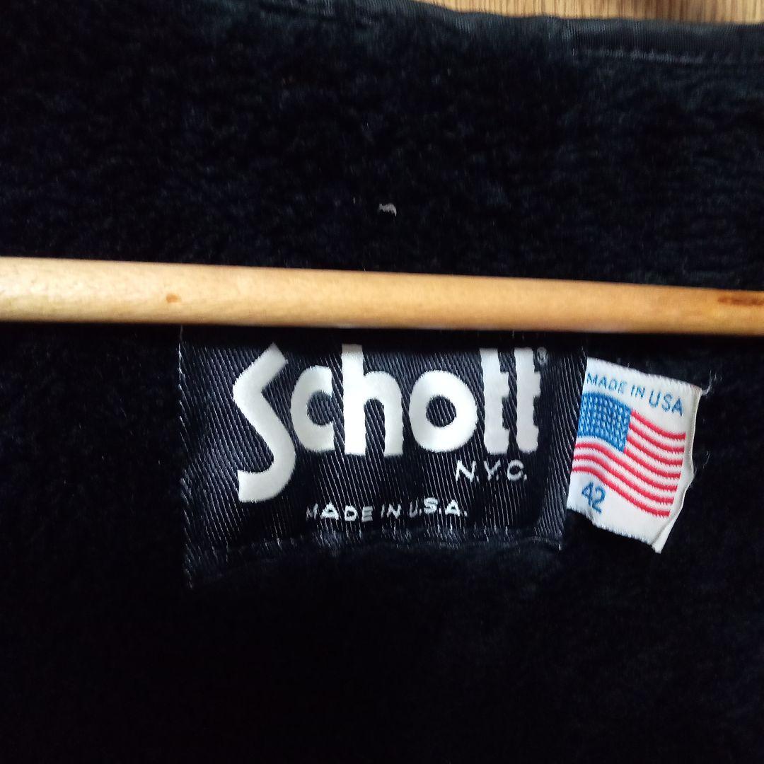 ショットレザーシングルライダースジャケット　インナーライナー付