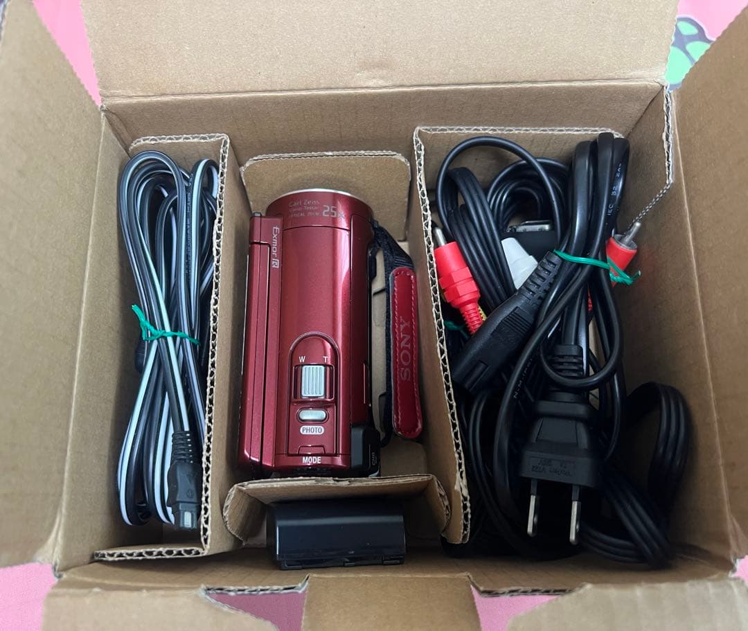 SONY ビデオカメラ ハンディカム HDR-CX170 レッド