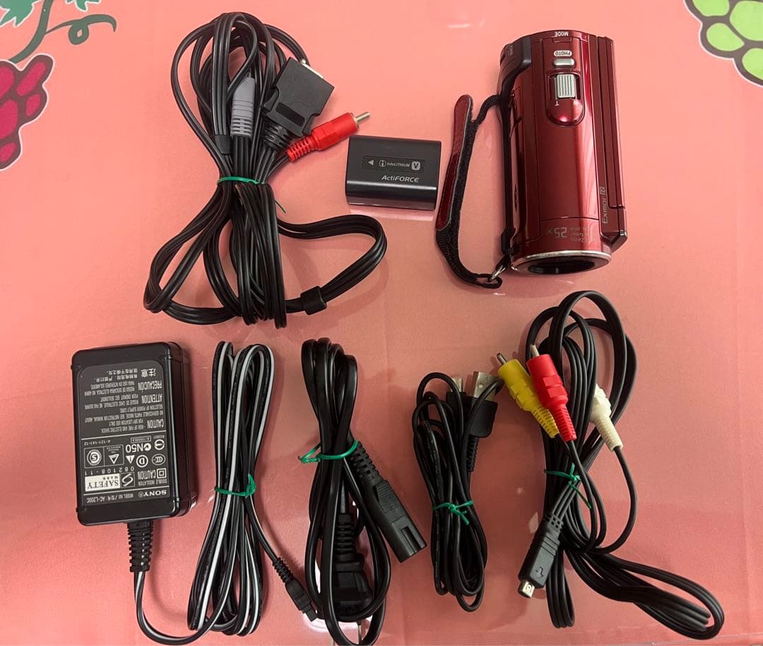 SONY ビデオカメラ ハンディカム HDR-CX170 レッド