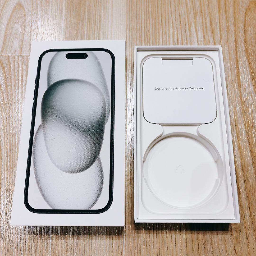 美品 Apple iPhone15 128GB ブラック 本体 SIMフリー