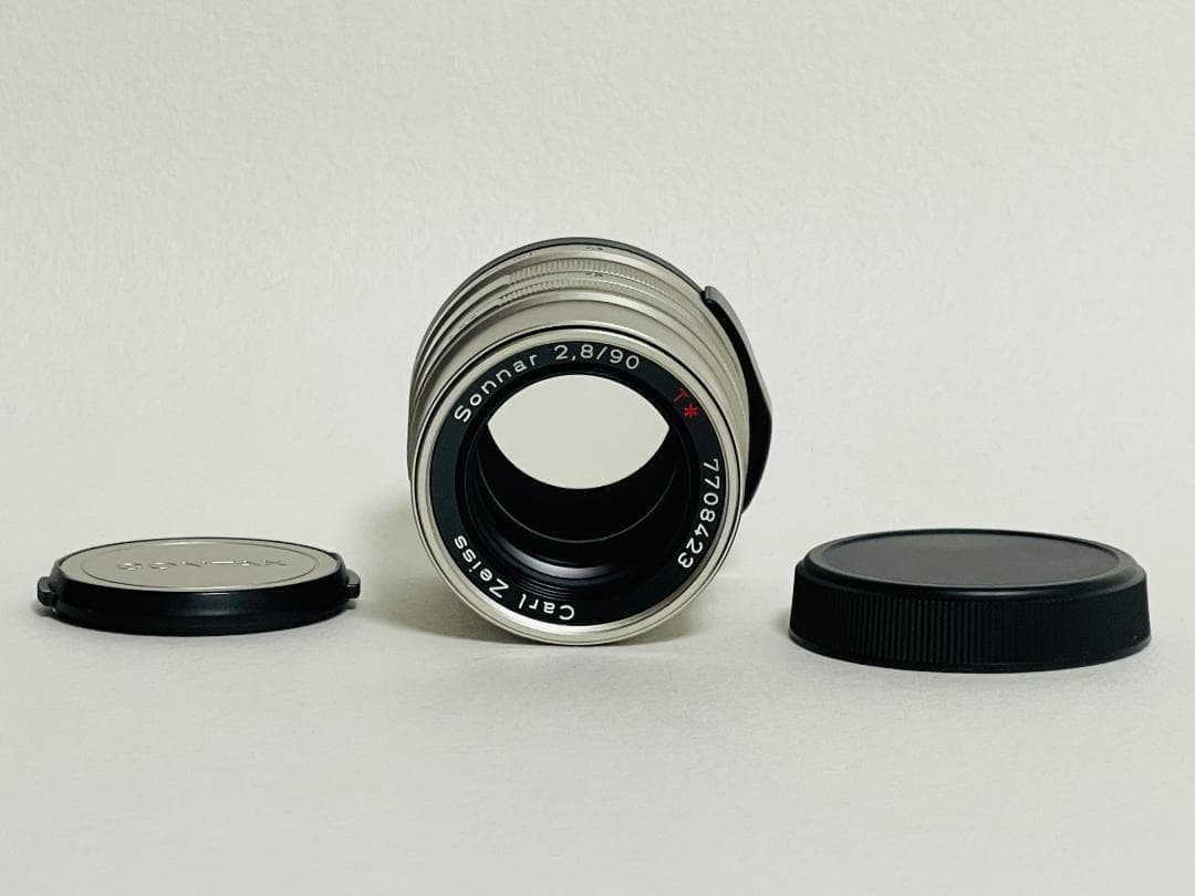 コンタックス CONTAX Sonnar T* 90mm F2.8 クローム b