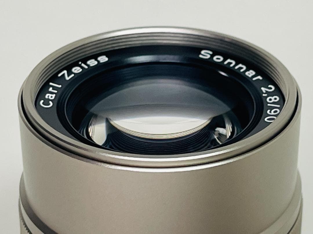 コンタックス CONTAX Sonnar T* 90mm F2.8 クローム b