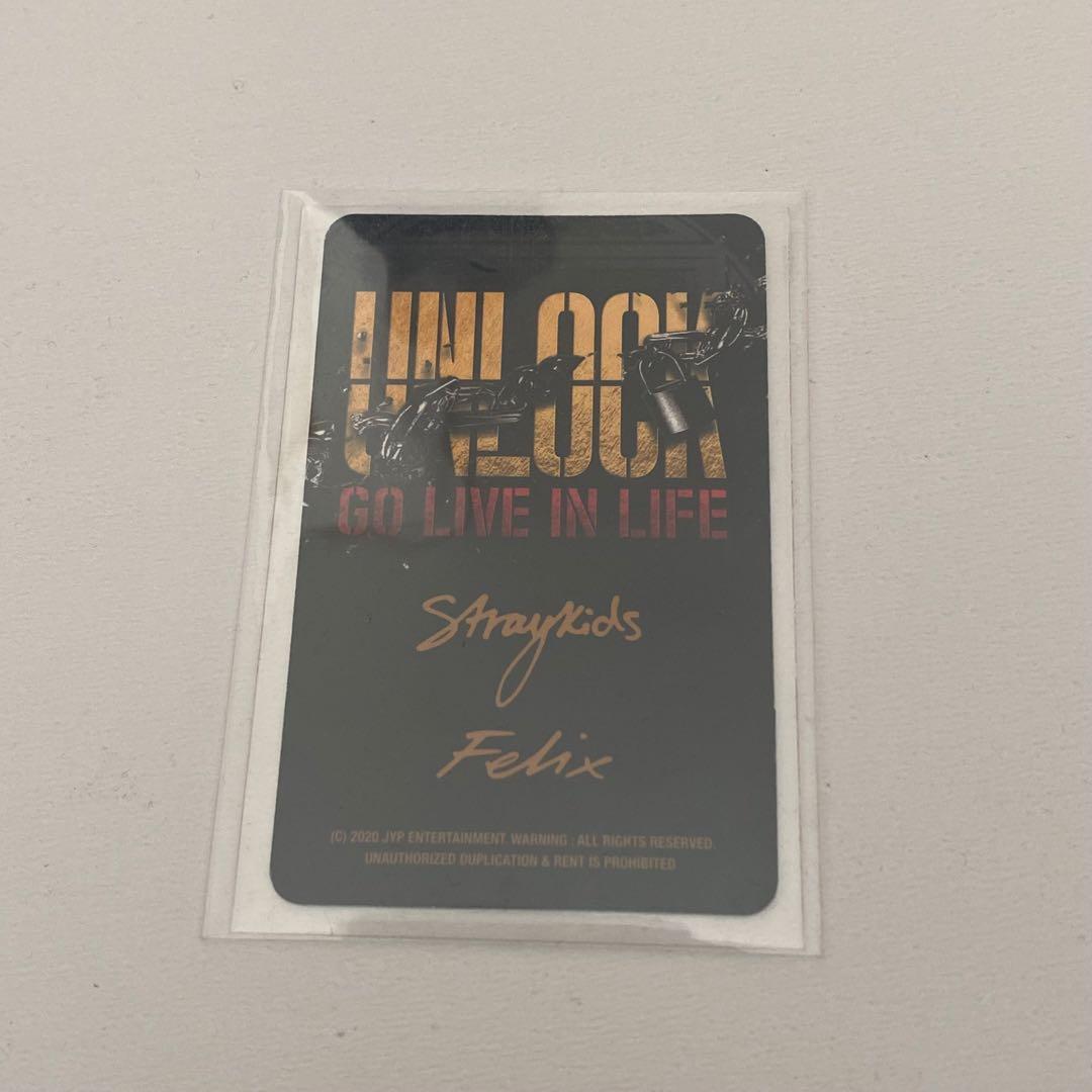 StrayKids UNLOCK オンコン ARチケット フィリックス トレカ