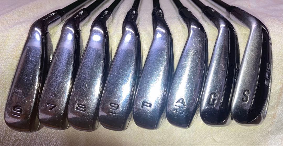 キャロウェイepicmaxアイアンセット ６本 （６〜A）➕G •Sの８本