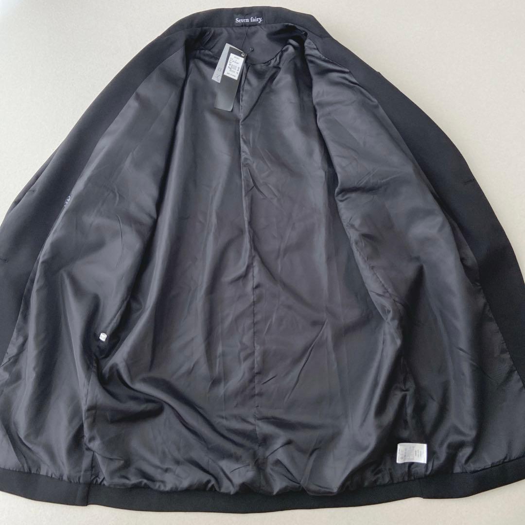 新品タグ付き✨ Seven fairy セブンフェアリー 異素材ドッキングコート