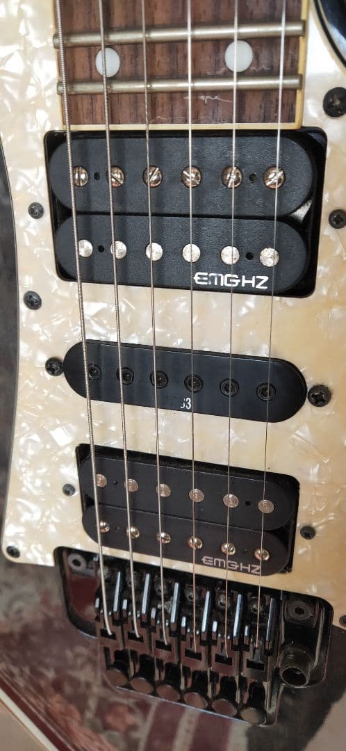 エレキギター　Ibanez RG350QMZ　EMG搭載