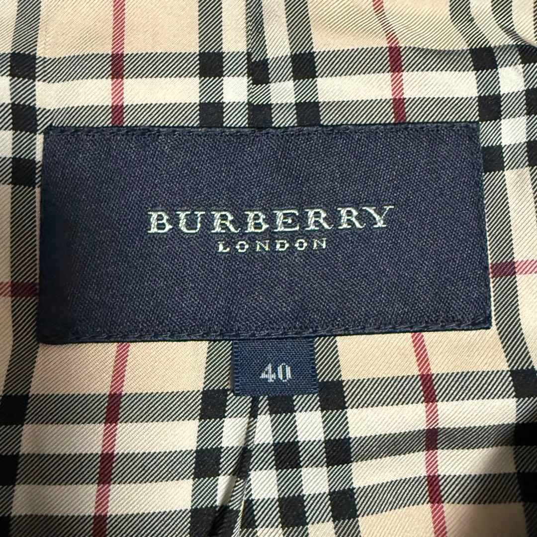 BURBERRY バーバリー ダウンベスト ノバチェック ブラック 40 L