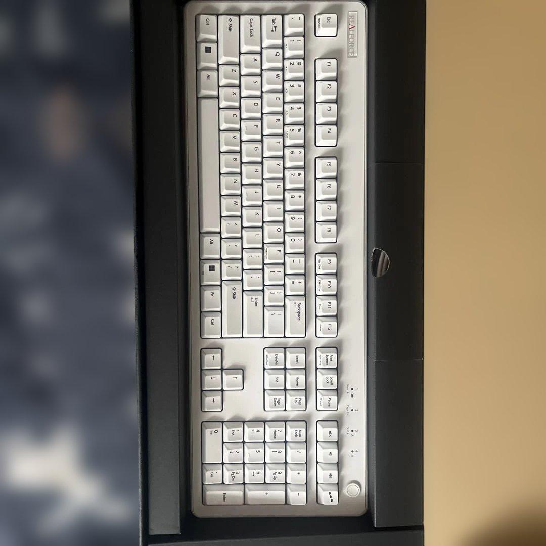 REALFORCE R3 45g US配列　フルサイズキーボード　ホワイト