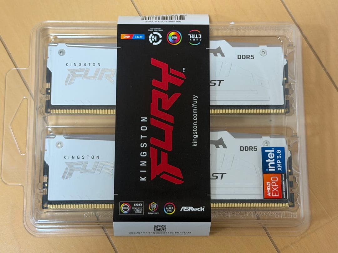 メモリー KINGSTON FURY BEAST DDR5 32GB (2x16GB)