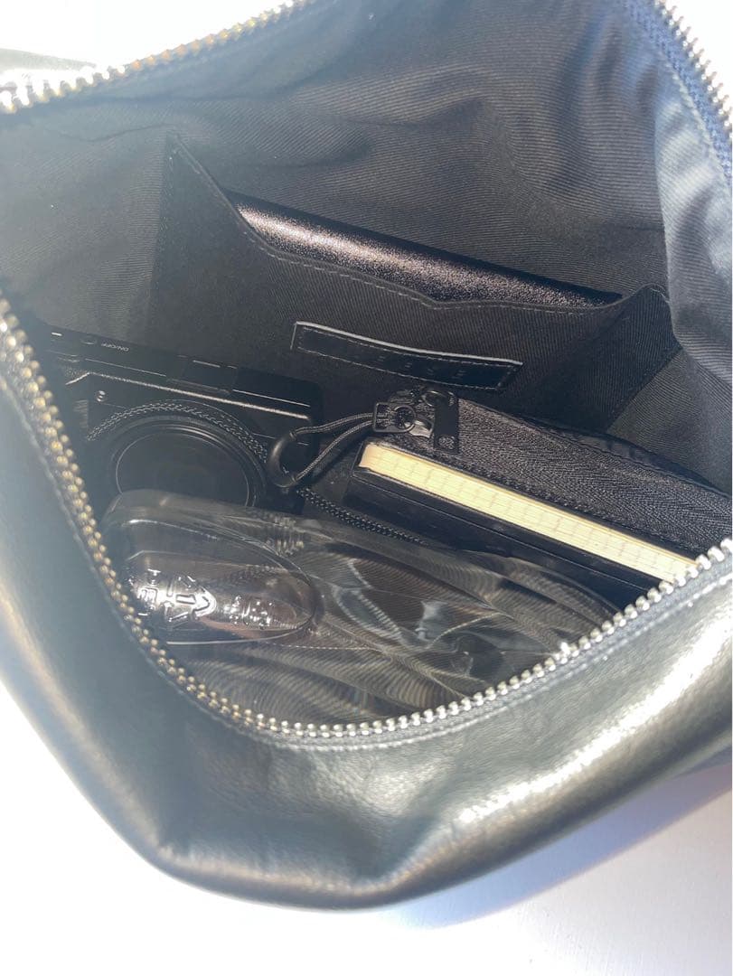 KEESE レザー トートバッグ Mサイズ レディース ブラック 黒 ショルダー