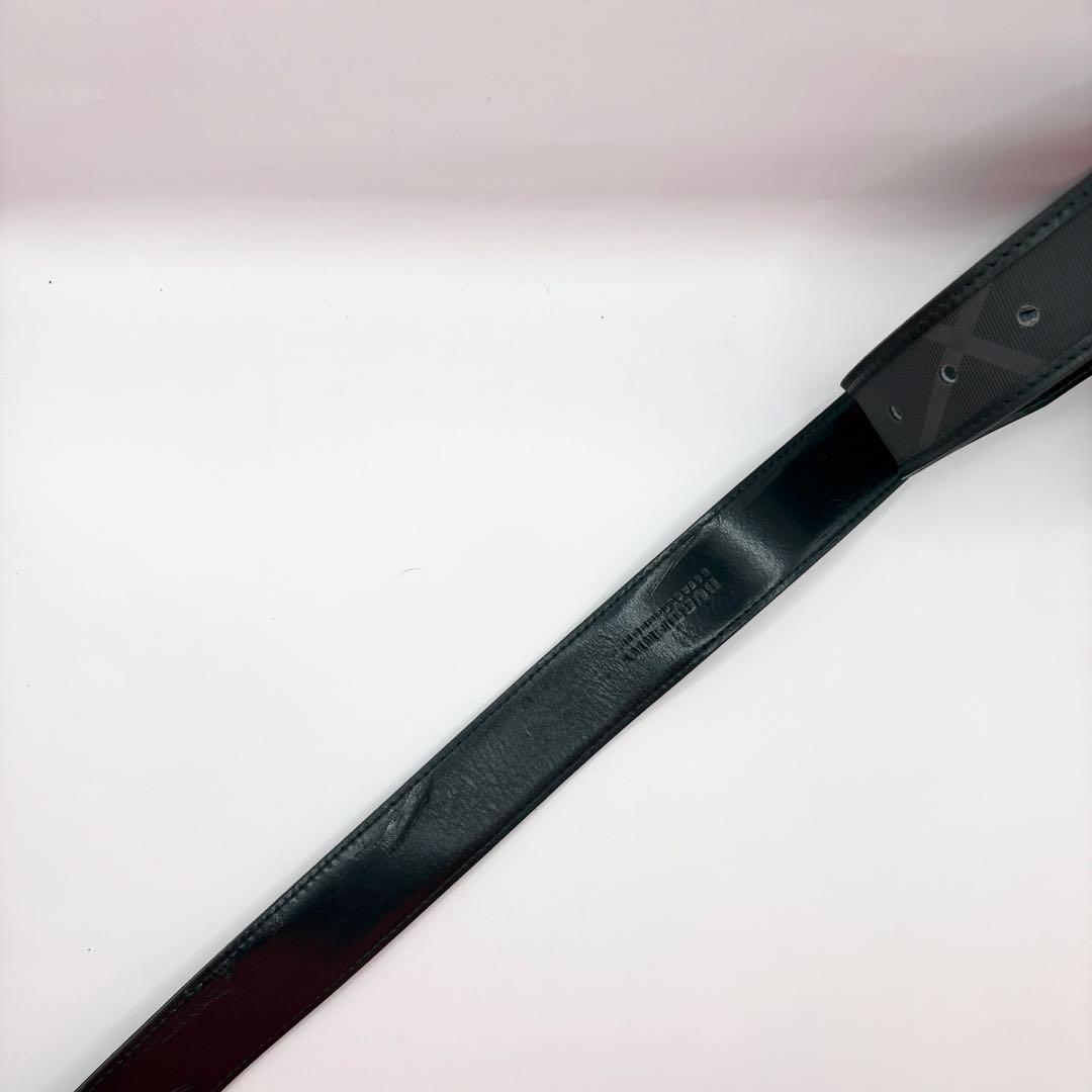 Burberry ベルト ノバチェック ブラック メンズ