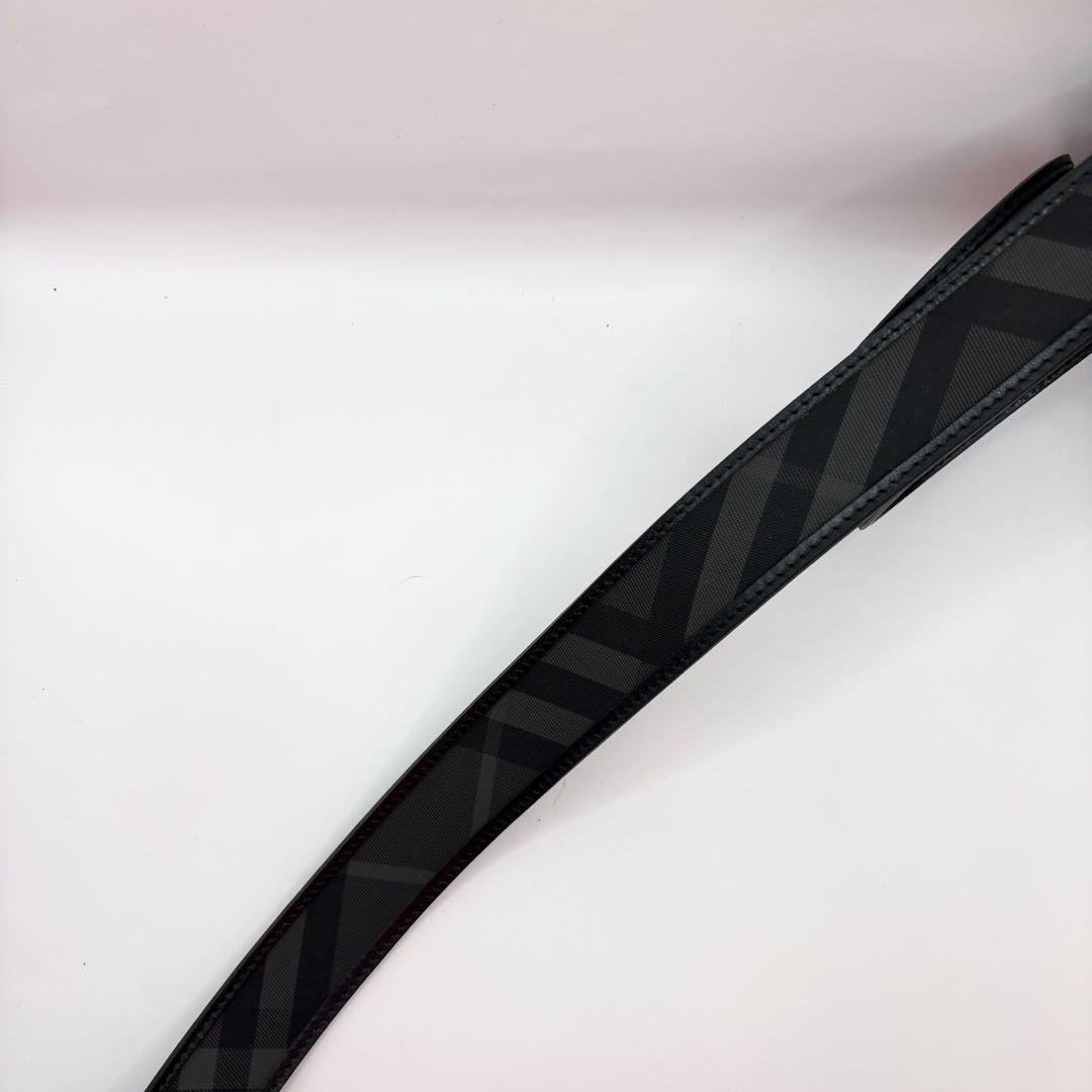 Burberry ベルト ノバチェック ブラック メンズ