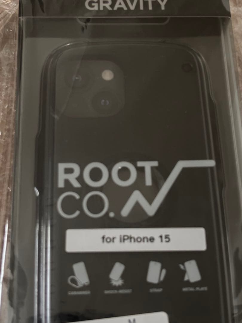 新品！黒　ルートコー　iPhone 15 ケース