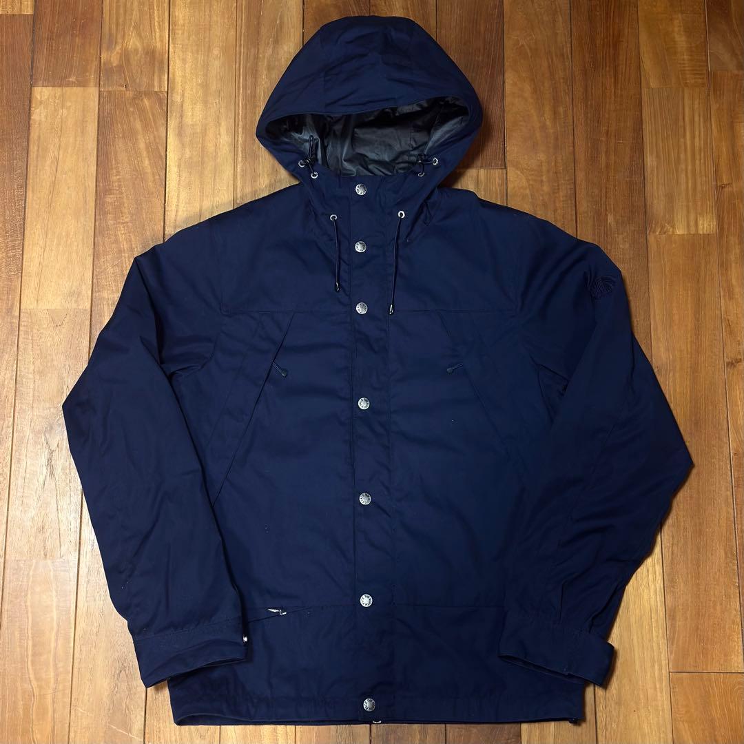 ノースフェイス × シップス　マウンテンパーカー　WINDSTOPPER　濃紺