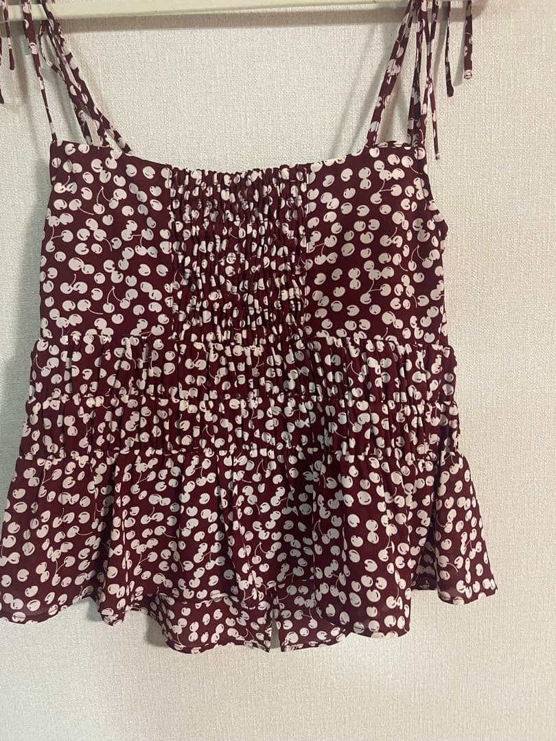 Her lip to チェリー キャミソール M