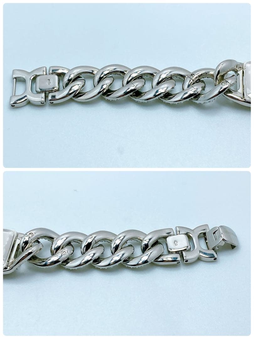 565 スワロフスキー　カクテルウォッチ　シルバー　現行　腕時計