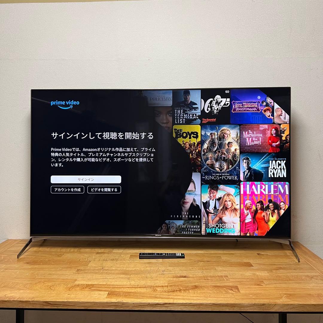SONY 65V型 4K 液晶テレビ BRAVIA KJ-65X9500H