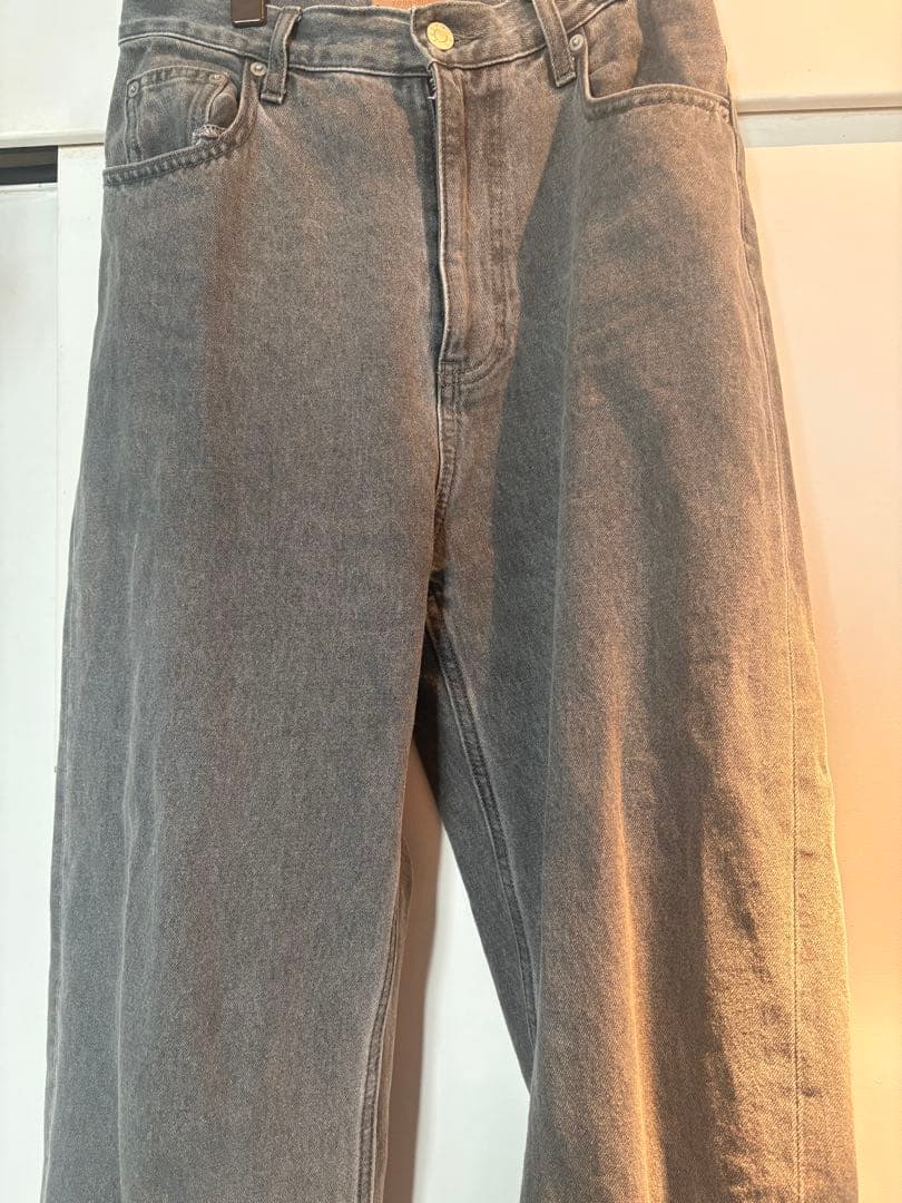 【美品】TODAYFUL cary's denim 24インチ　グレー