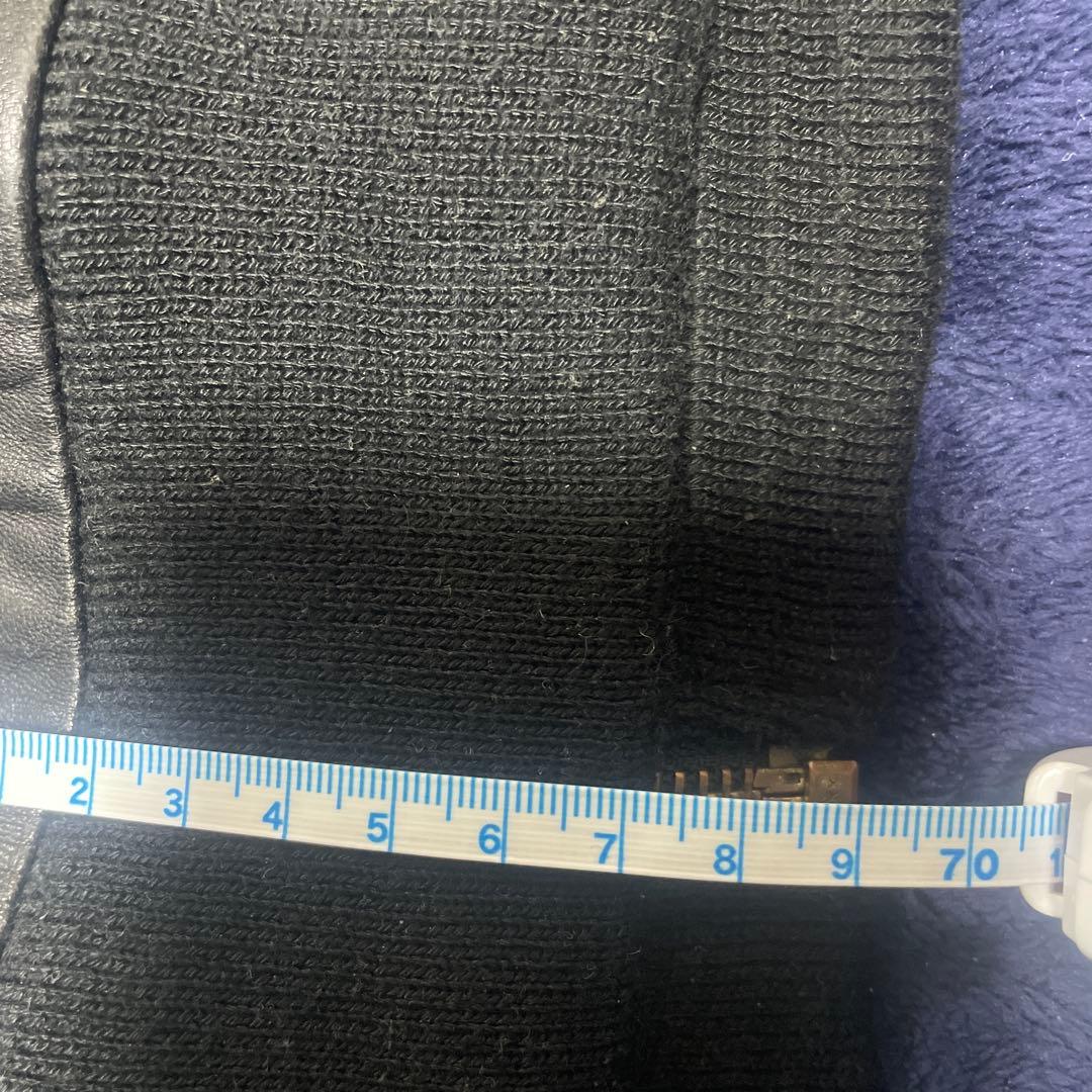 3*i様 adidas 羊革　レザートラックジャケット ブラック 本革