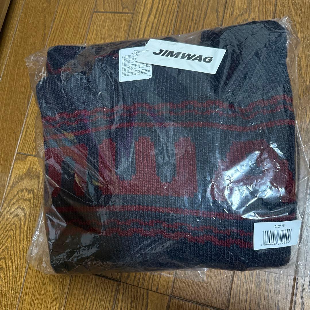 JIMWAG jacquard knit ジャガードニット ネイビー