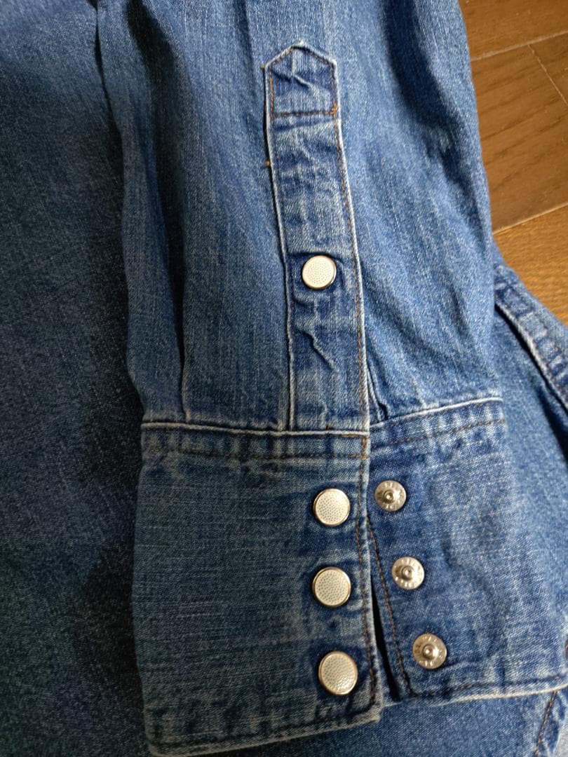 オアスロウ　デニム　ウエスタンシャツ サイズ3