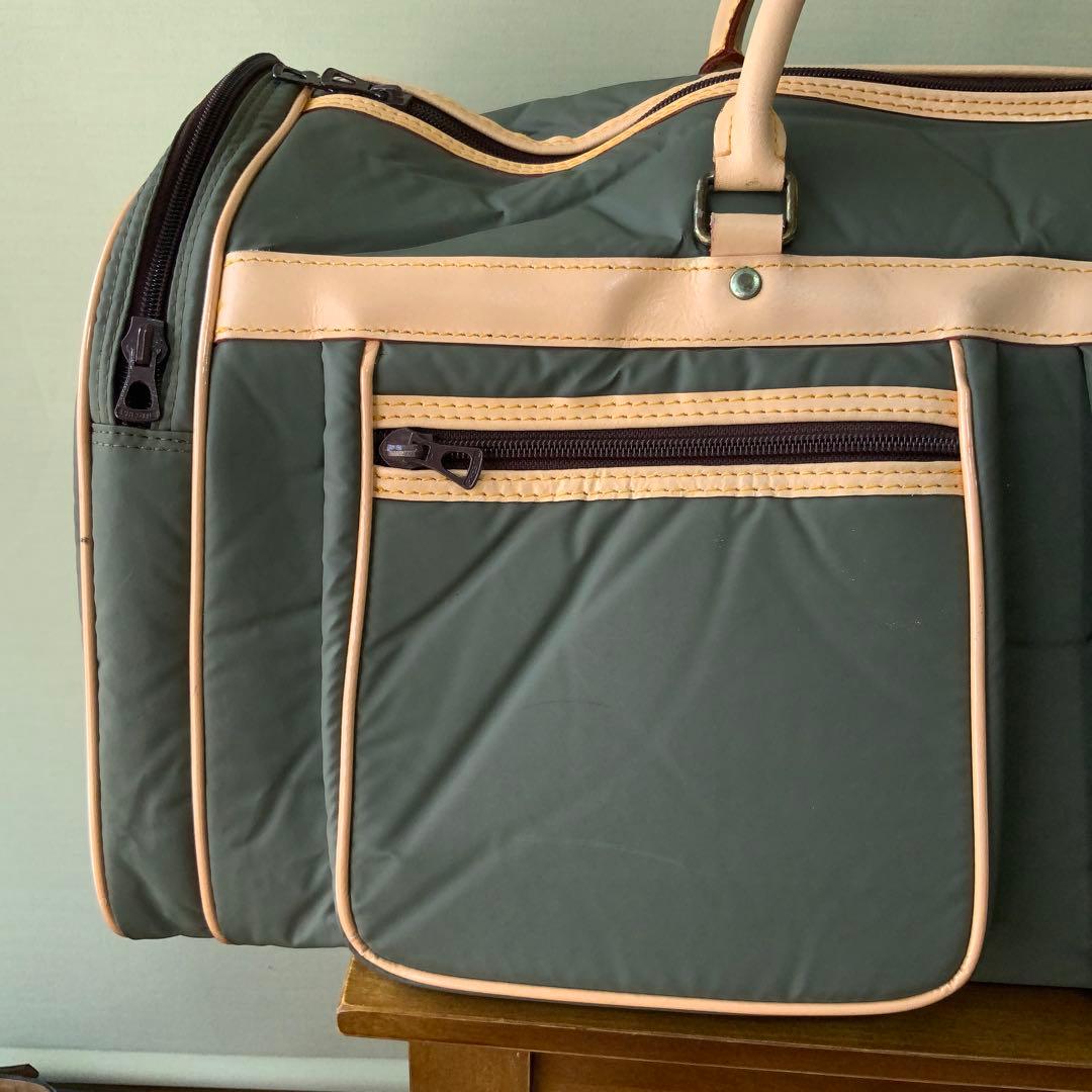 フランス製HUNTING WORLD 大型ボストンバッグ バチュークロス 美品